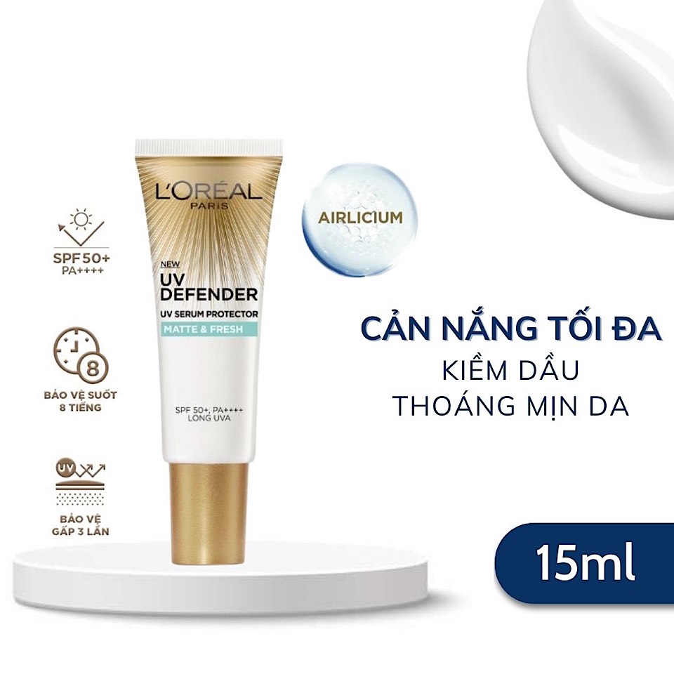 Kem chống nắng Loreal UV Defender Matte & Fresh SPF 50+ PA ++++